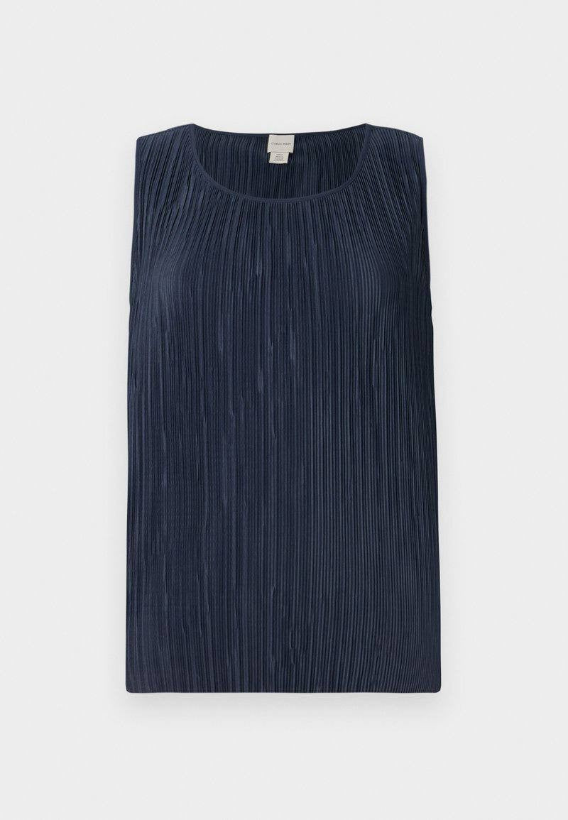 Calvin Klein Plissé Sleeveless Tank Top Sky Captain XL NWT $79