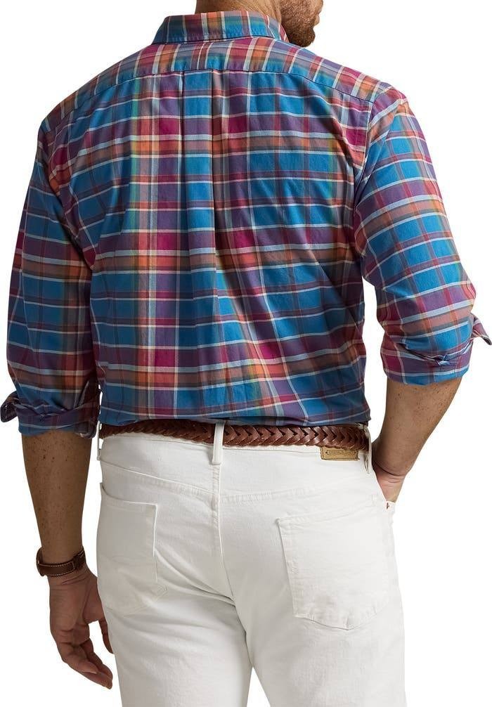 Polo Ralph Lauren Big & Tall Oxford Sport Shirt Blue 2XB NWT MSRP $138