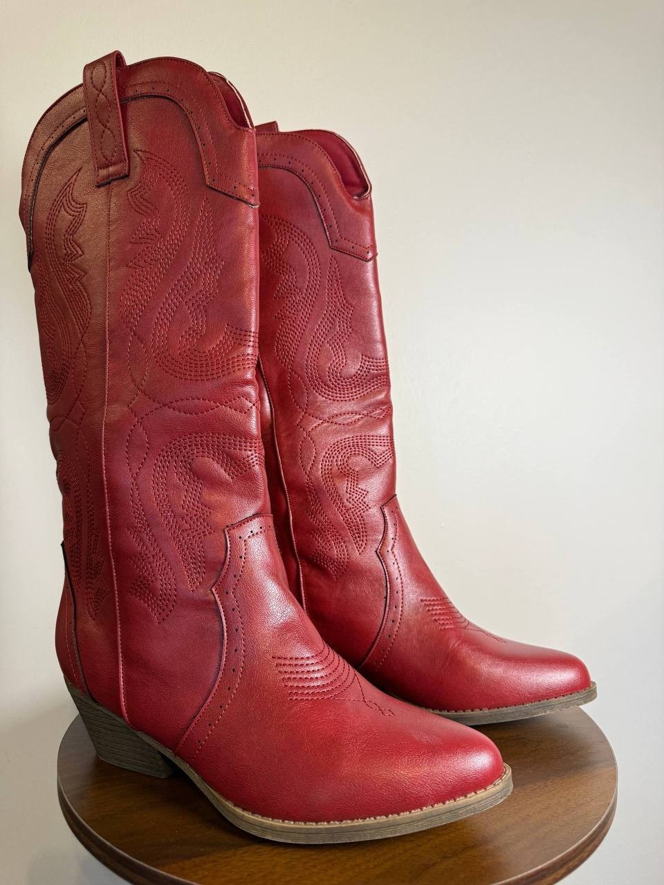 Sugar Two Step Western Boots – Red – Size 10M – Manmade – New in Box