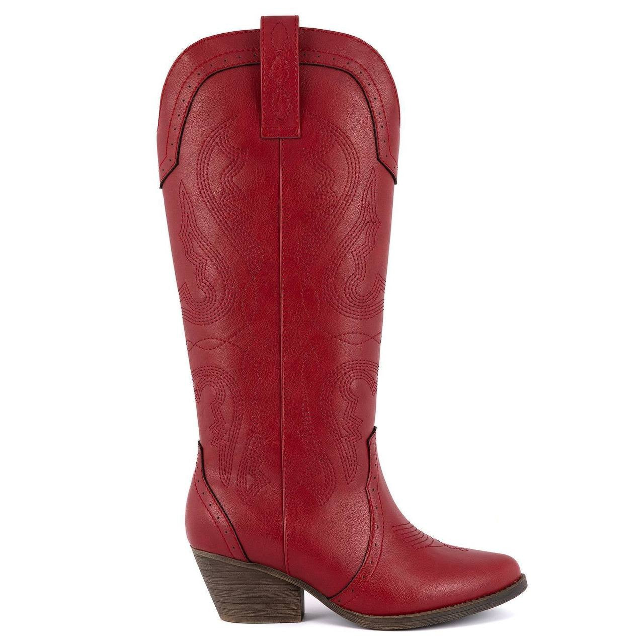 Sugar Two Step Western Boots – Red – Size 10M – Manmade – New in Box
