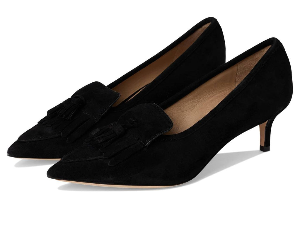 Lauren Ralph Lauren Kiltie Pumps Black 9 B New $195.00