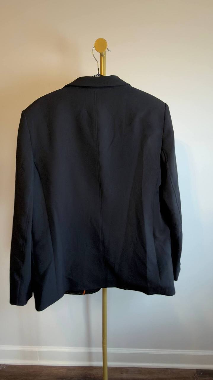 BOSS Orange Women’s One‑Button Blazer Black Size 14 NWT $199