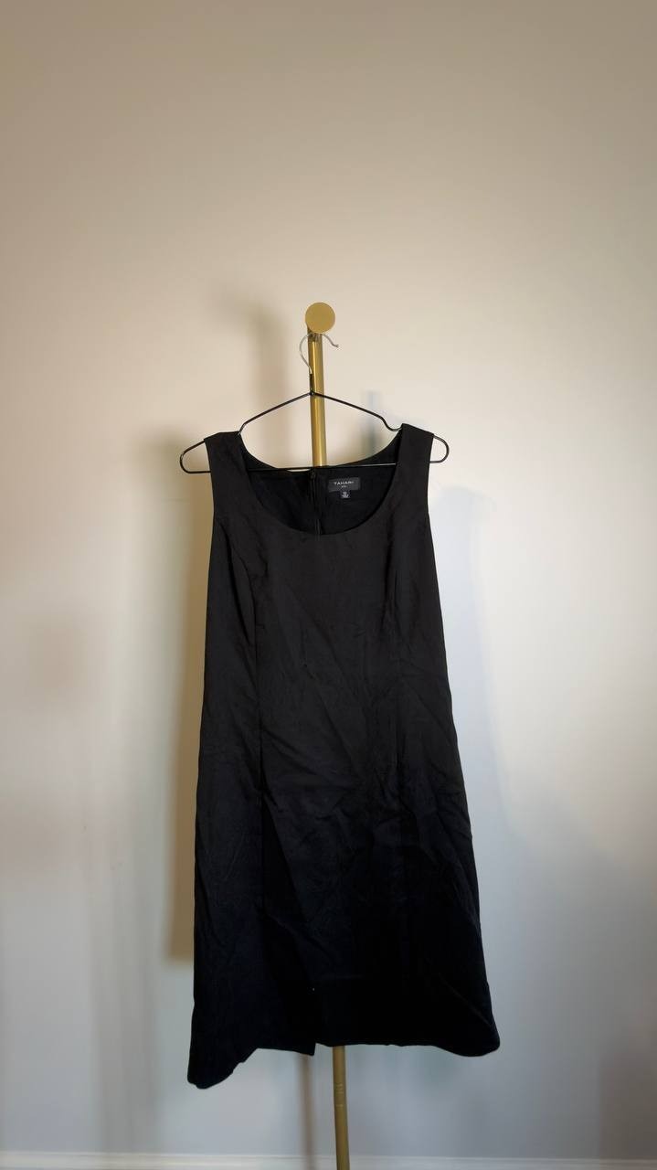 Tahari ASL Beaded Dress Suit Set Black 10 NWT $249