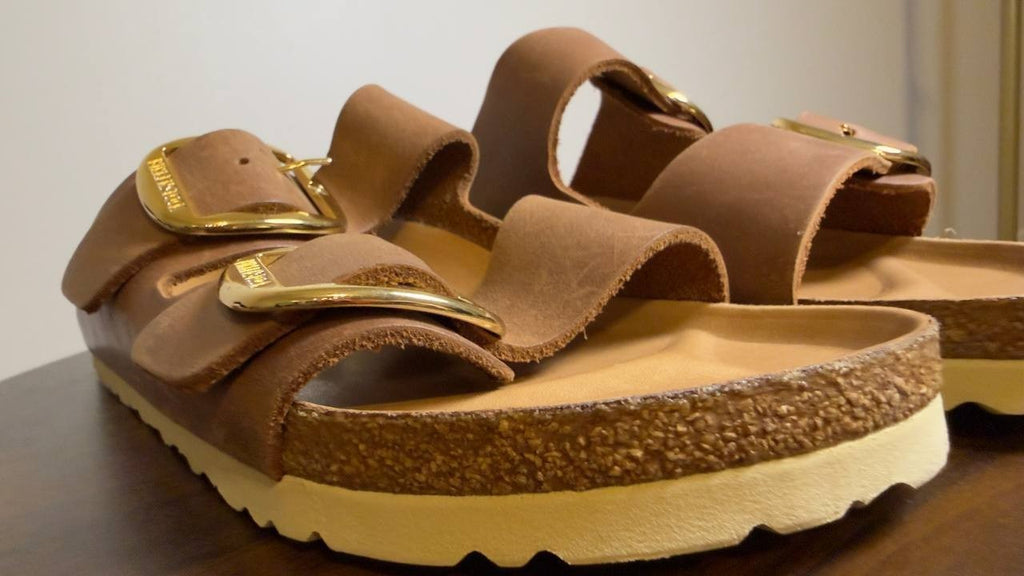 Birkenstock Sandals Cognac 6 Narrow Fit Pre-Owned