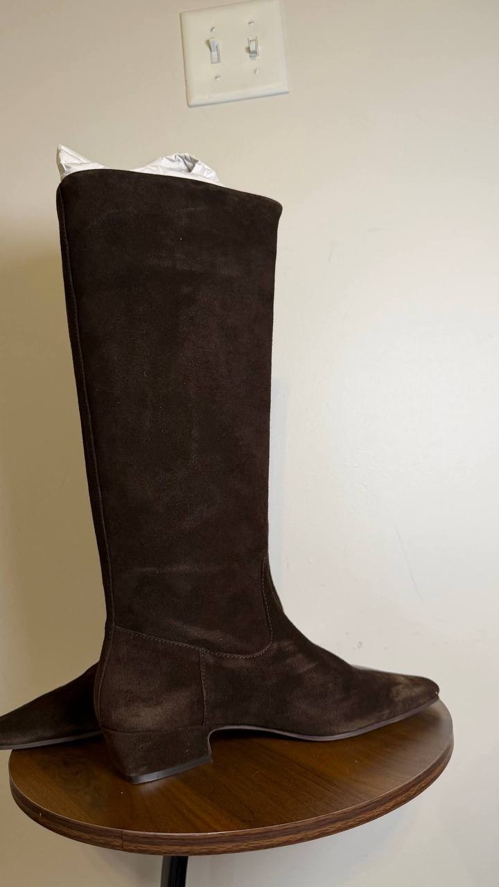 Steve Madden Brown Suede High Boots 8.5M NIB MSRP $179