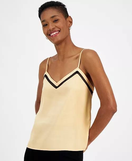 BOSS Orange Berice Lace‑Inset Camisole Pastel Orange XL NWT $88