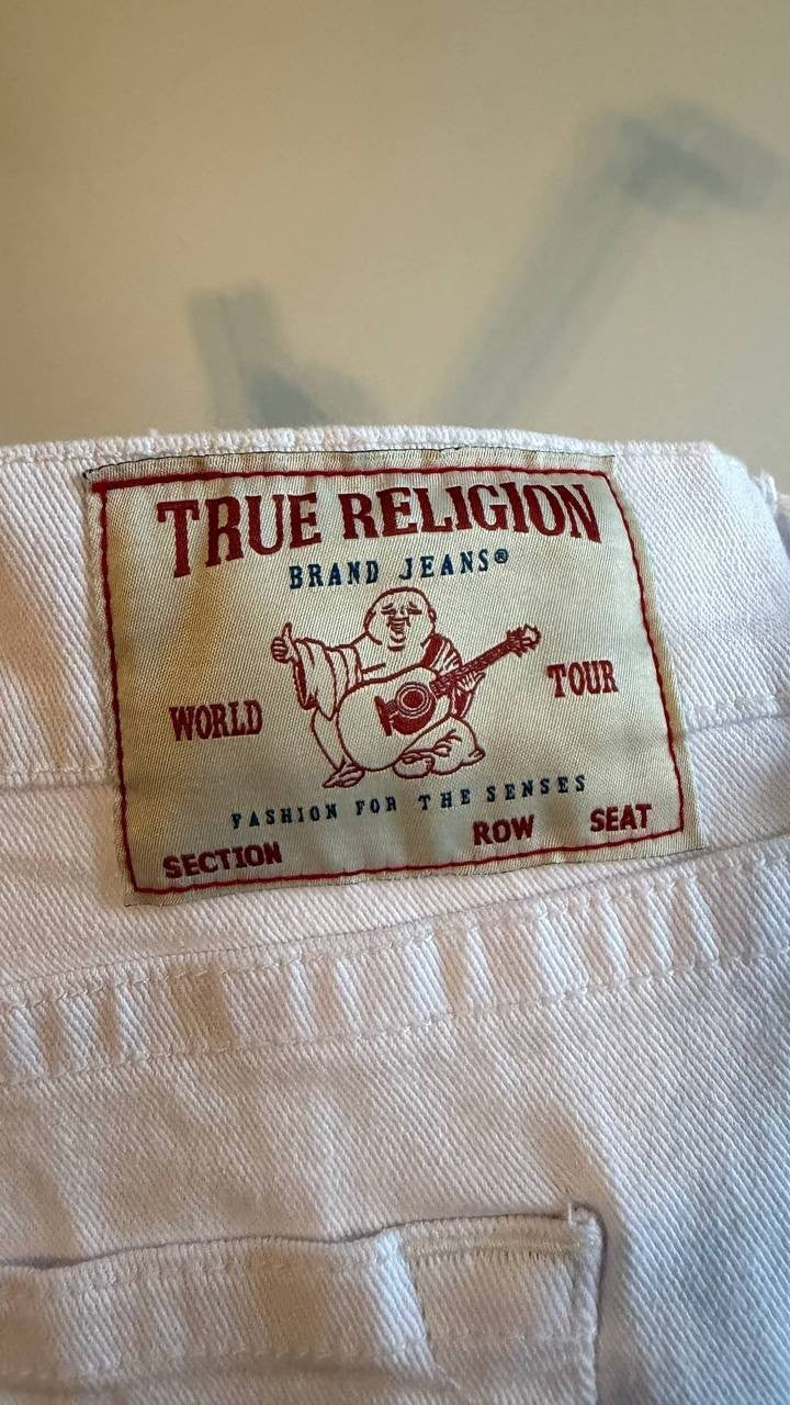 True Religion Men’s Rocco Skinny Jeans White W38 L32 $169 NWT