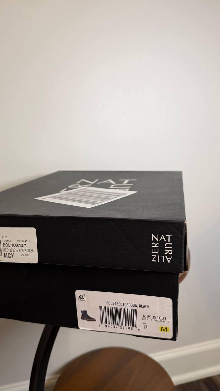 Naturalizer Black Ankle Booties Women's Size 8M New in Box MSRP 165