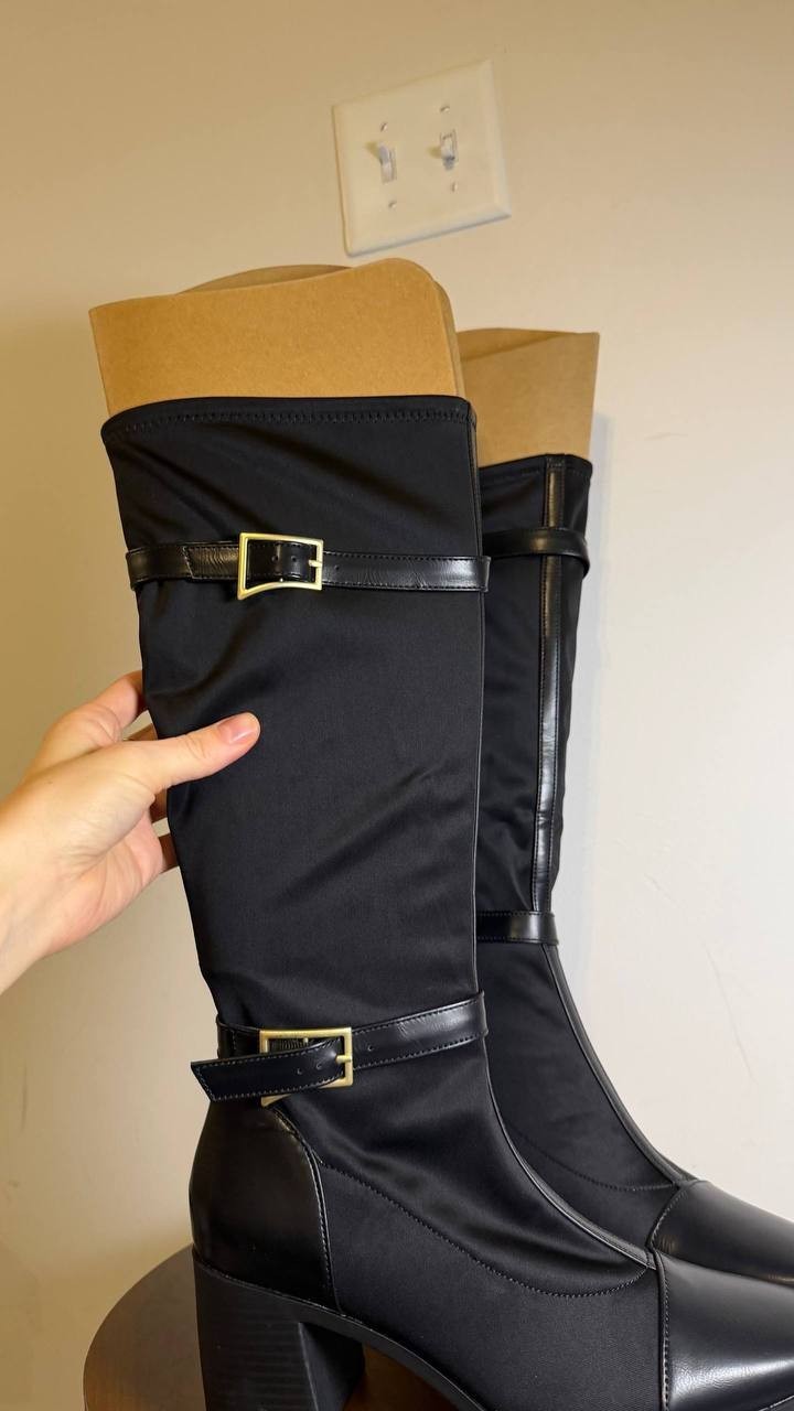 Journee Collection Gaibree Extra Wide Calf Riding Boots Black 9M NWB MSRP 110$