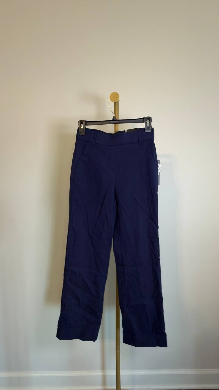 Jones New York Pull-On Trouser Navy PXS NWT $79.50