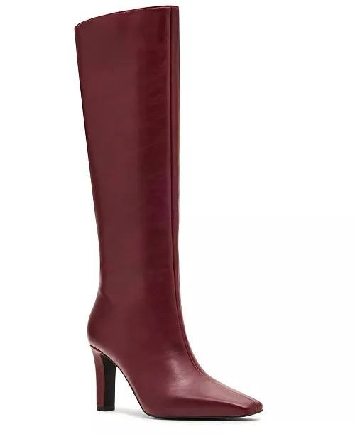 Madden  Girl  Voyage  Knee‑High  Dress  Boots  Burgundy  7.5M  New  No  Box  $99
