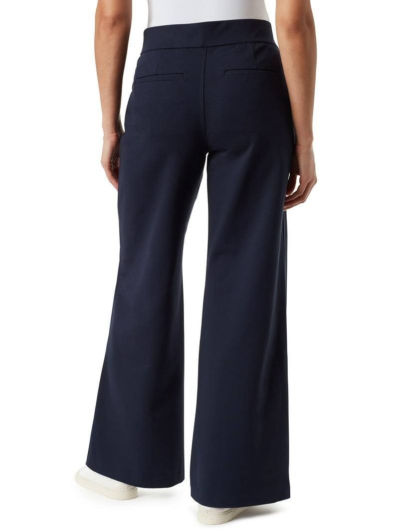 Gloria Vanderbilt Ponte Wide‑Leg Pants – Size M – NWT – $54