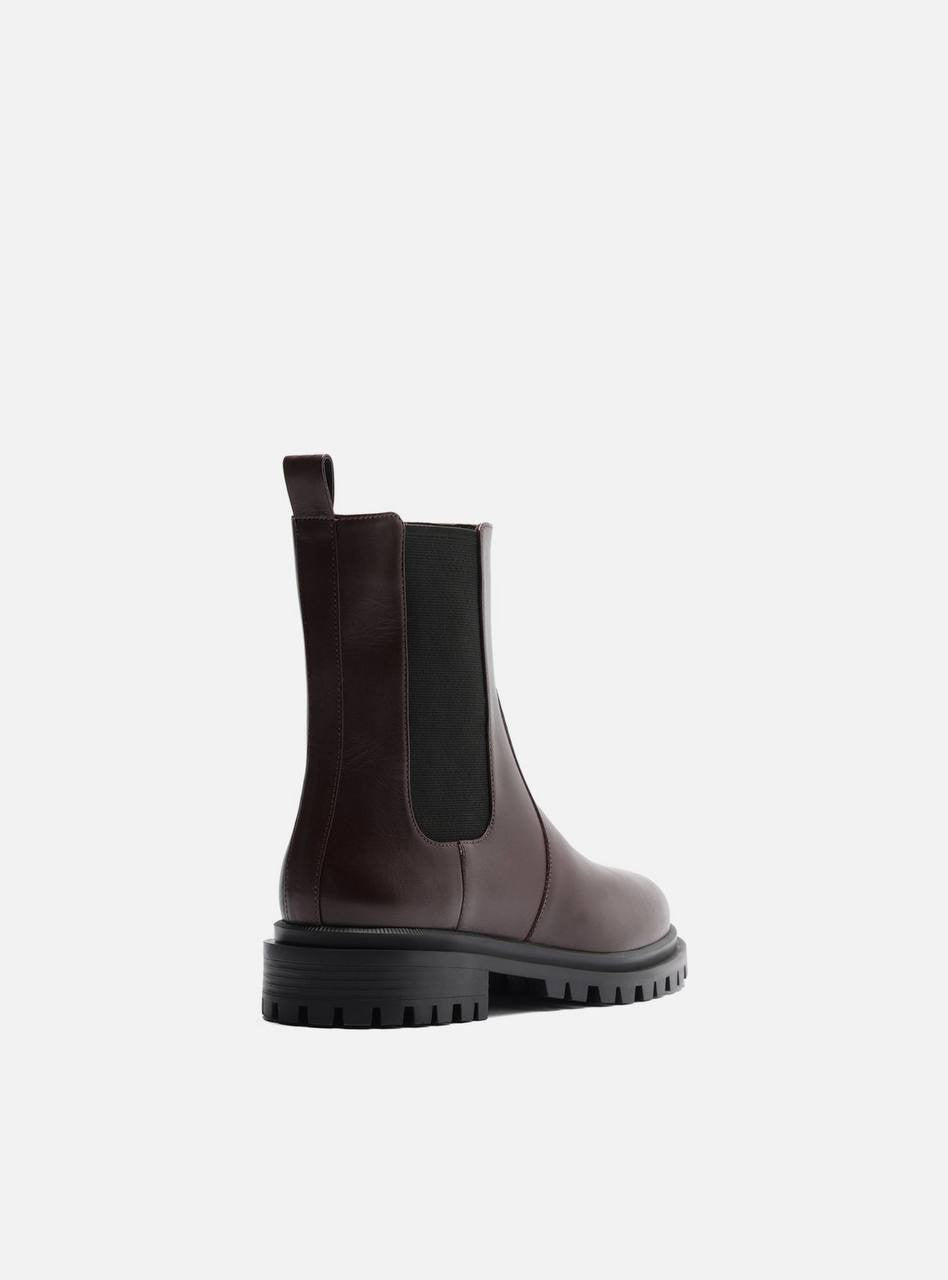 Arezzo Brown Leather Boots 5.5B NIB MSRP $139