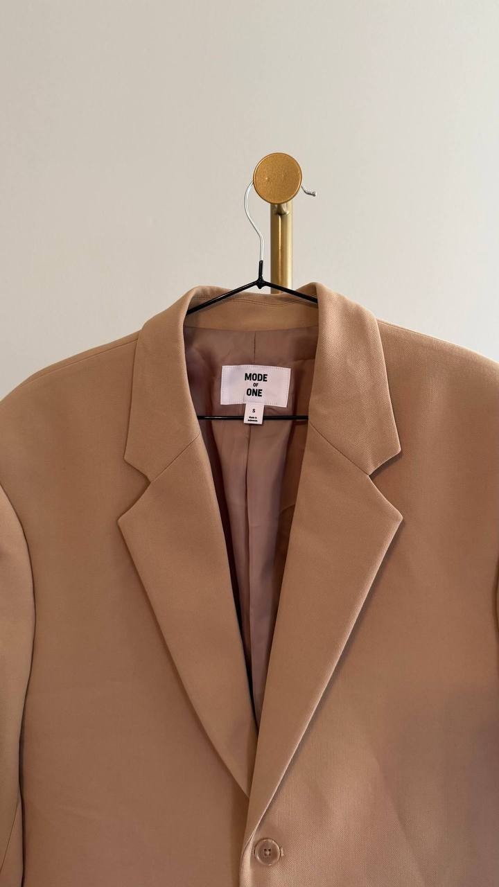 Mode of One Men’s Relaxed‑Fit Suit Blazer Beige S $139.50 NWT
