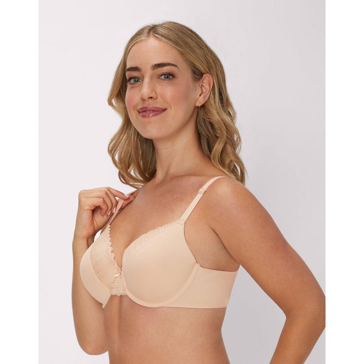 Maidenform Comfort Devotion Convertible Underwire Bra Full Coverage 42D Nude