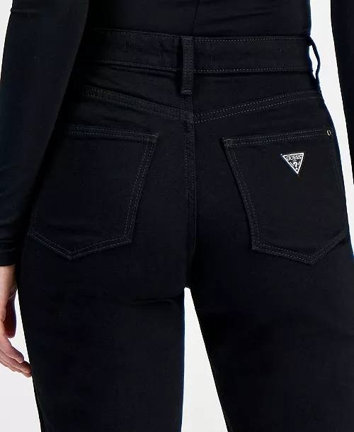 Guess 80s Straight Leg Jeans Black 25x30 NWT $108