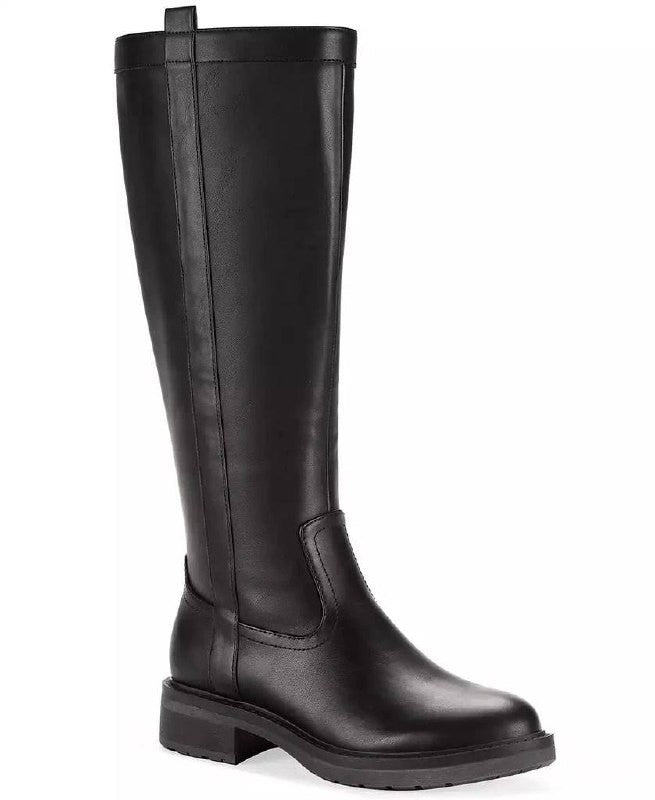 Style & Co Terryy Riding Boots 7.5M Black Tall Round Toe Zip NIB msrp$99.90