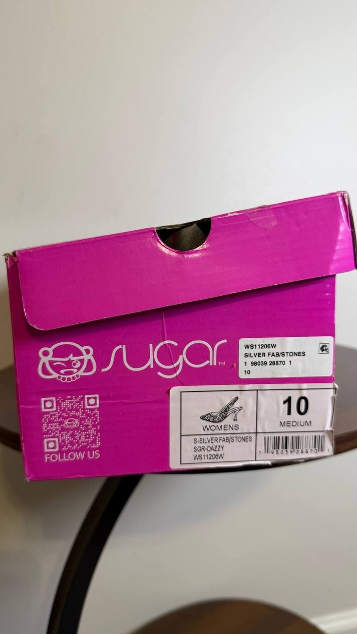 Sugar Dress Pumps 10M Silver Man-Made – New in Box MSRP $69