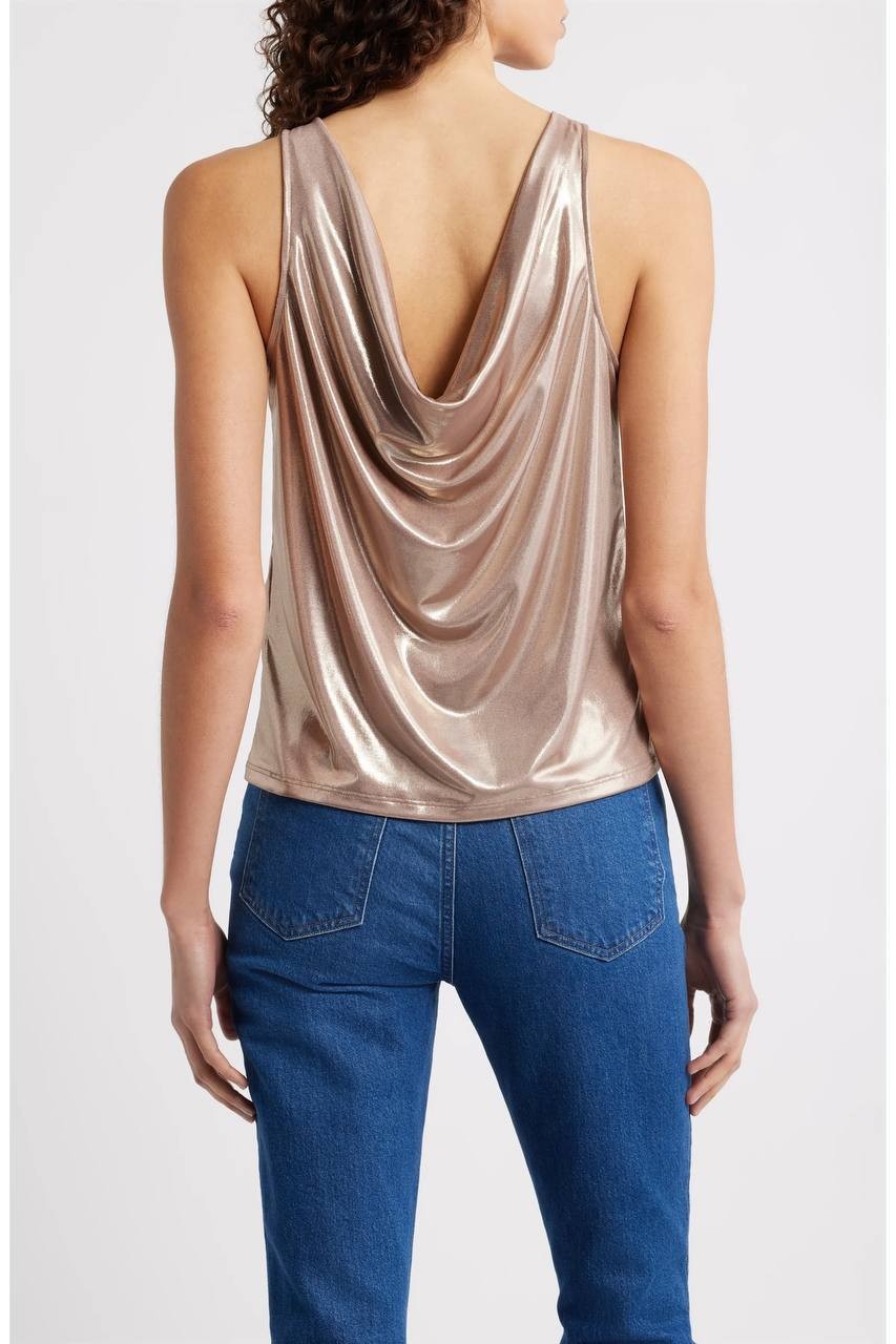 BOSS Esarah Tank Top –BEIGE – NWT – Scoop Neck