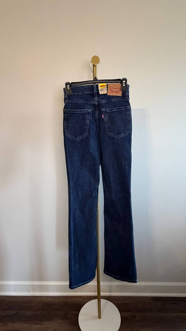Levi’s 725 High Rise Bootcut Jeans Blue Wave 25 NWT $69.50