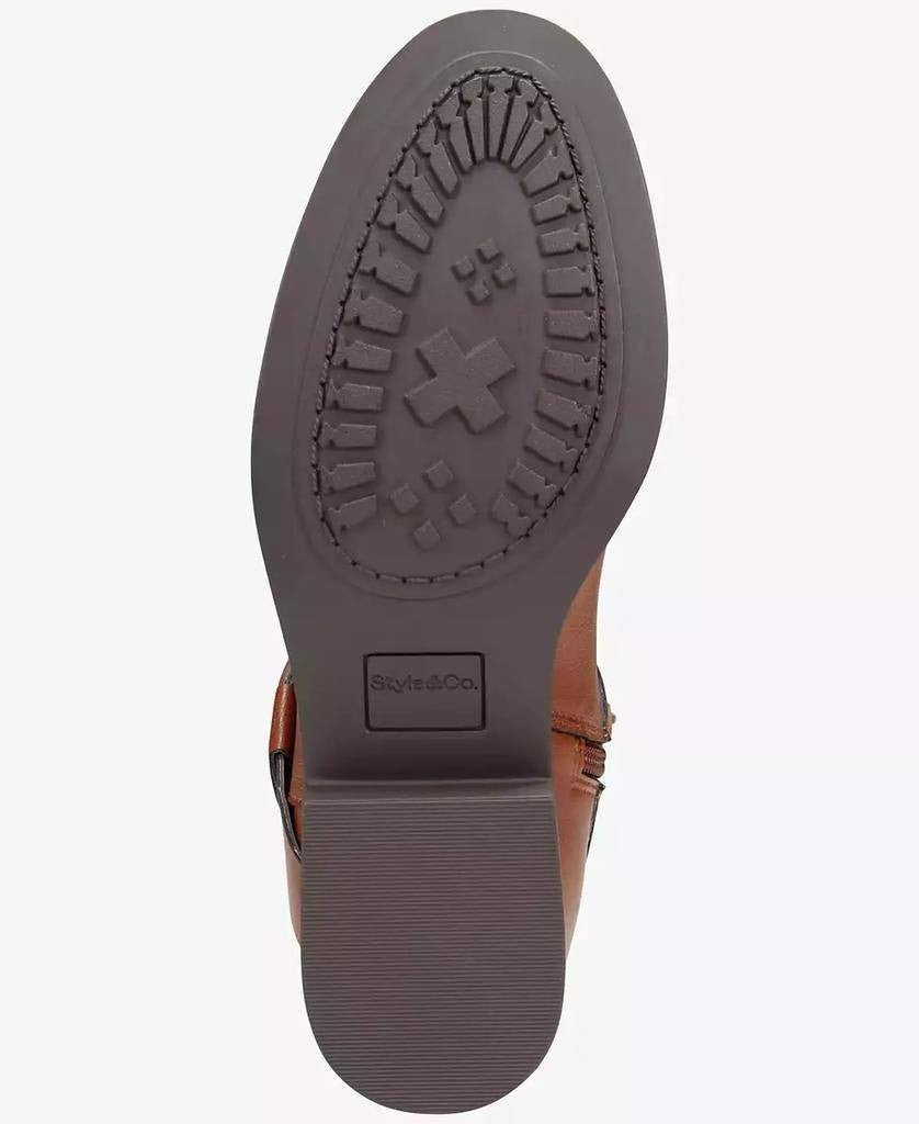Style & Co Margoo Riding Boots Acorn Brown Women’s 5M NWB $79.90