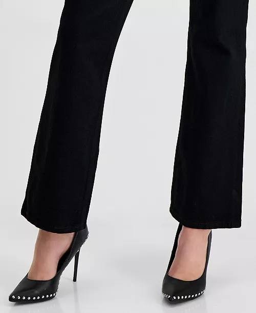 Guess 80s Straight Leg Jeans Black 26x30 NWT $108