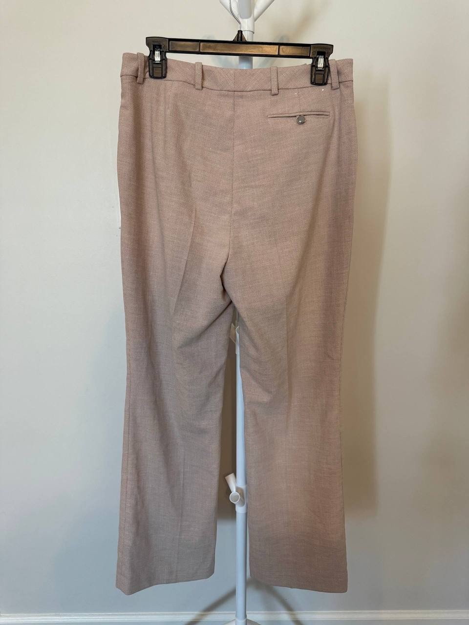 Calvin Klein Modern Fit Lux Pant with Belt – Size 10P – Pre‑Owned – $89