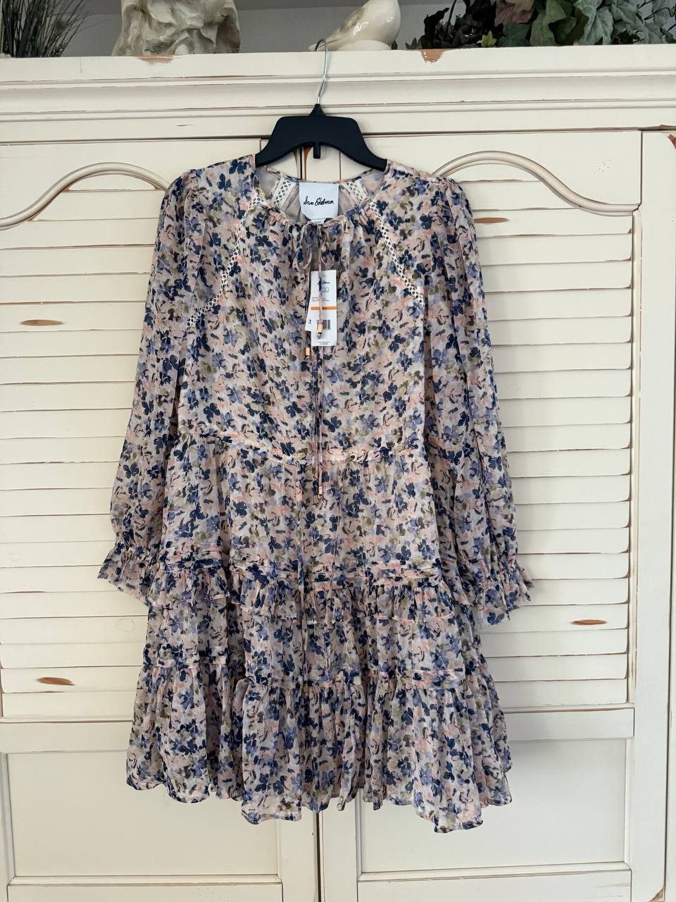 Sam Edelman Savana Floral Tiered A-Line Dress – Size S