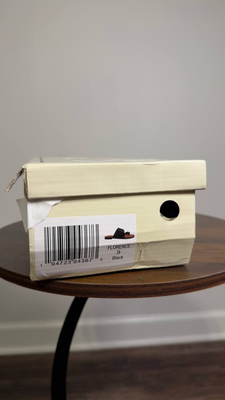 GC  Shoes  Flat  Sandals  Black  9  New  $55