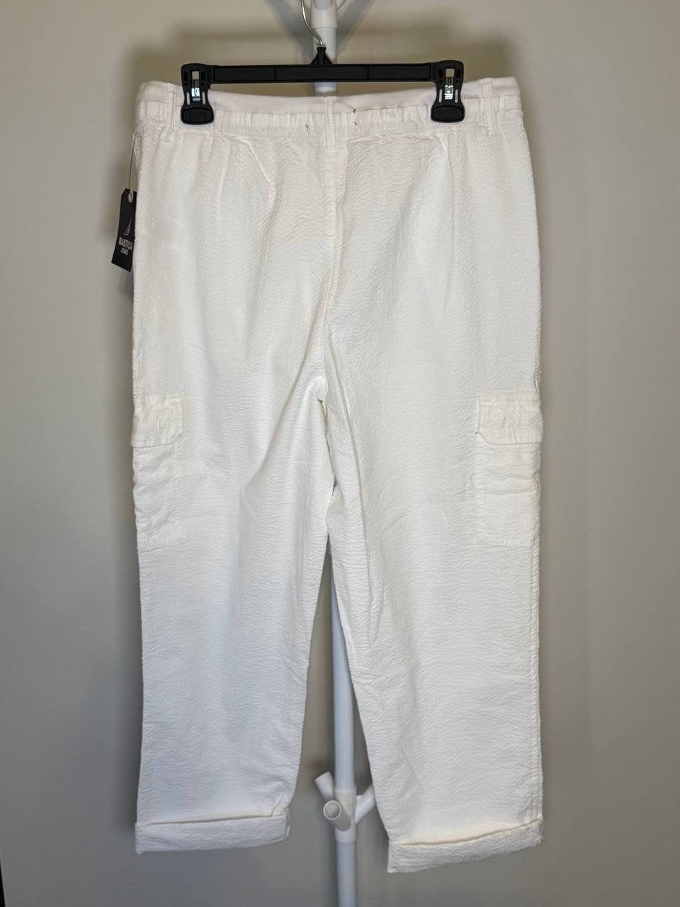 Nautica Jeans Seersucker Utility Pants – Size M – NWT – $79.50