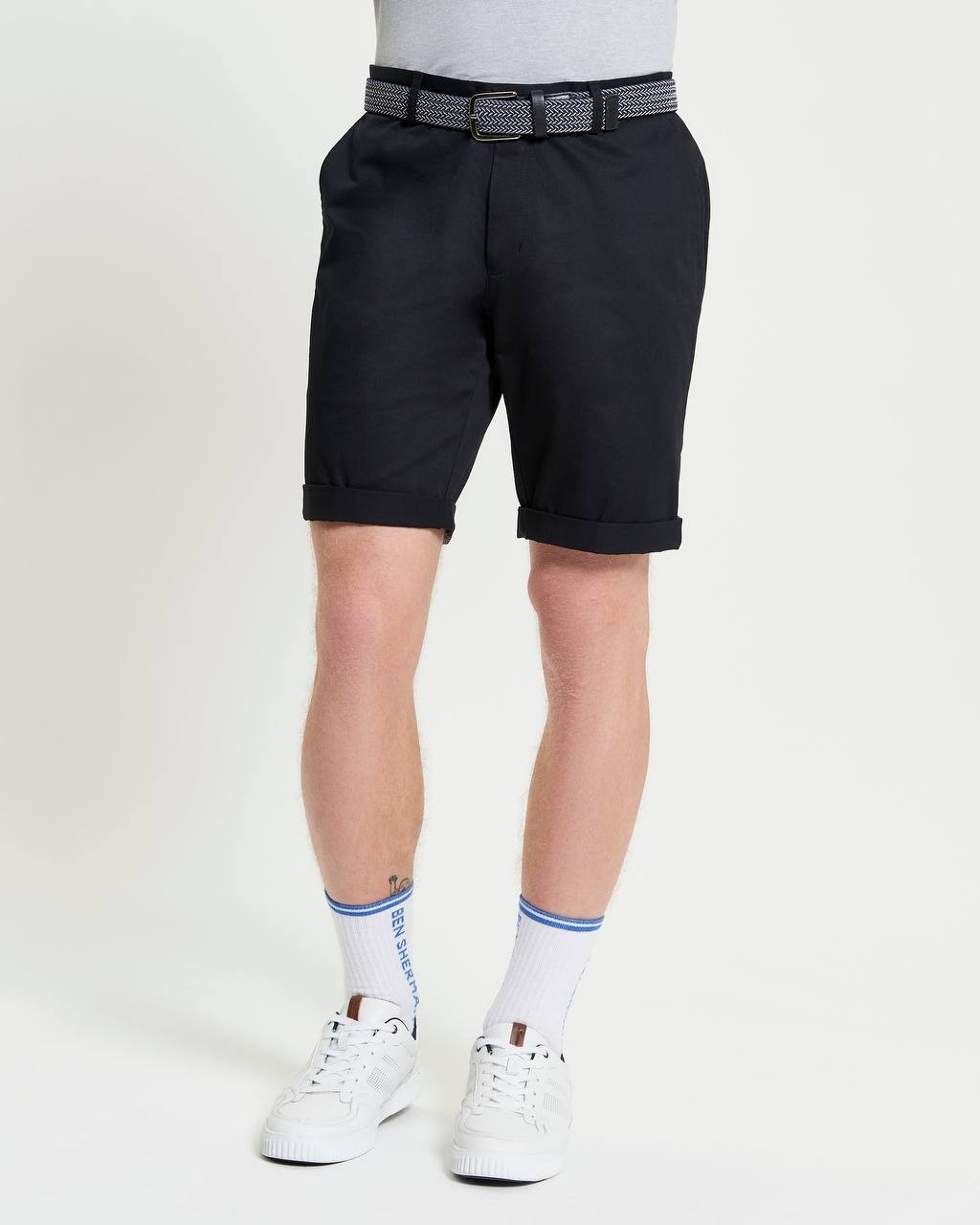 Ben Sherman Signature Chino Short Black 34 NWT $120