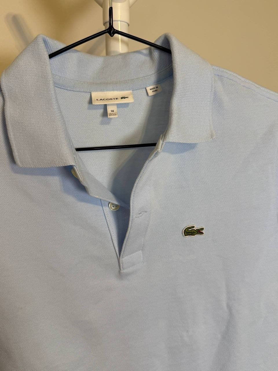 Lacoste Slim‑Fit Stretch Polo – Size 14 – NWOT – $110