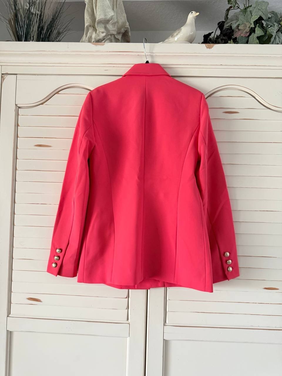 Anne Klein Red Faux Double-Breasted Jacket Size XS NWT $149 – Bold & Polished