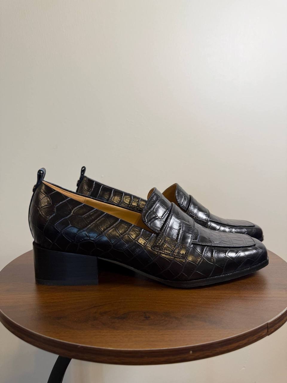 Easy Spirit Women’s Darlene EFlex Block Heel Loafers – Black – 8.5M – New in Box
