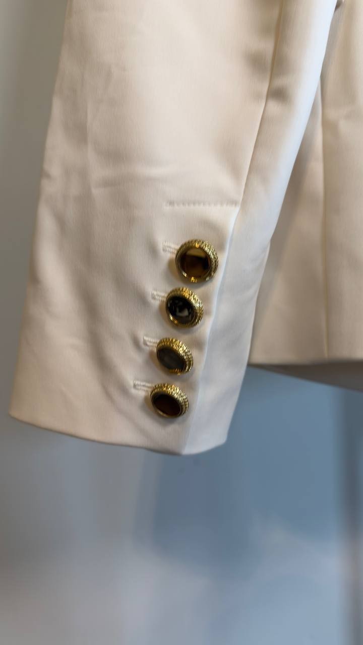 Marciano Lia Double Breasted Blazer Sandy Shore 46 NWT $260