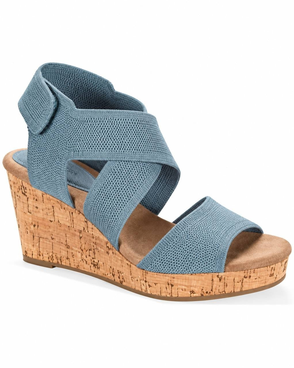 Style  &  Co  Sicilyy  Wedge  Sandals  Blue  9M  NWT  $69.90