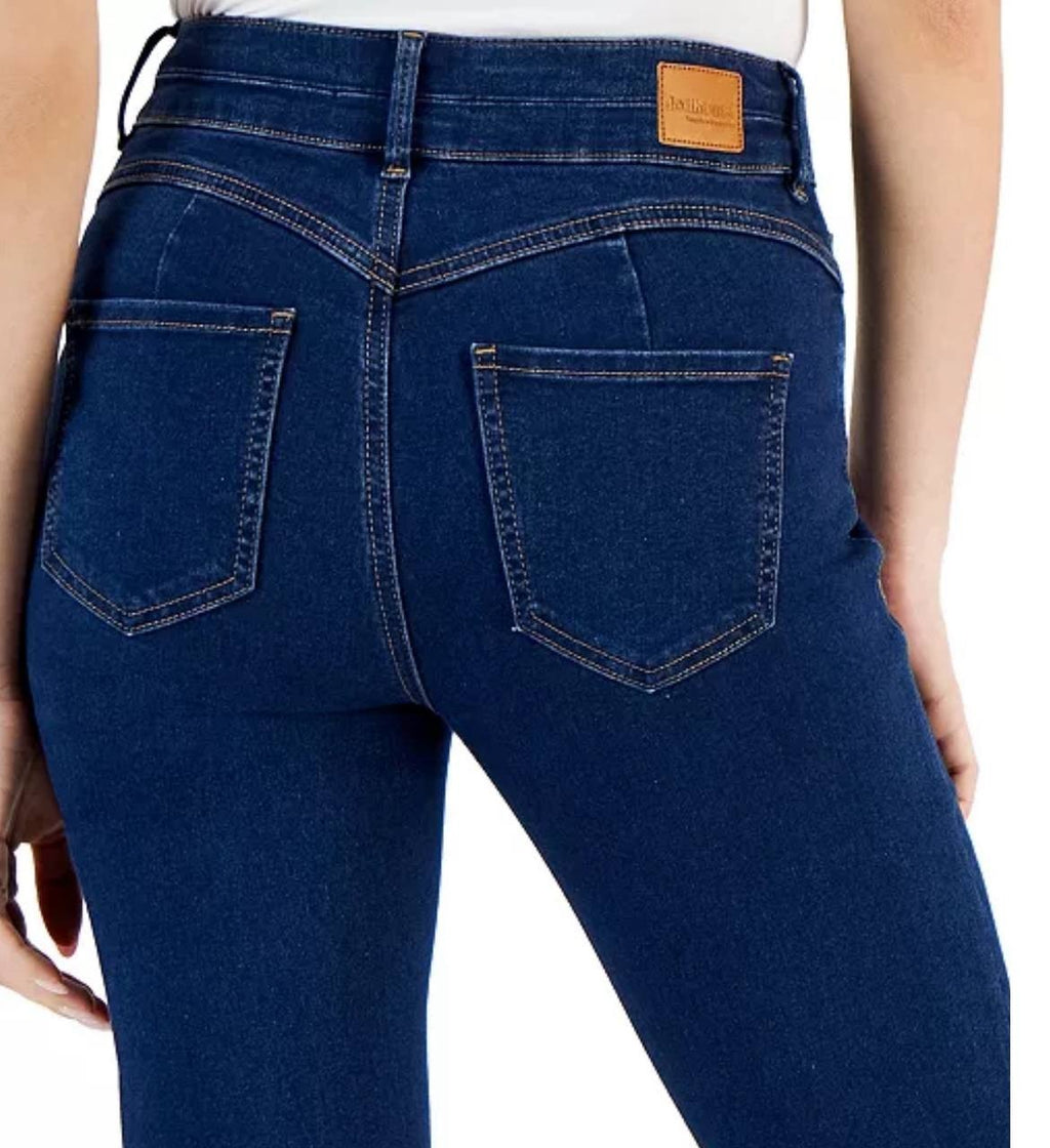 Dollhouse Curvy Flare Jeans - High-Rise, Ultra-Soft Denim, Size 7/8 Juniors