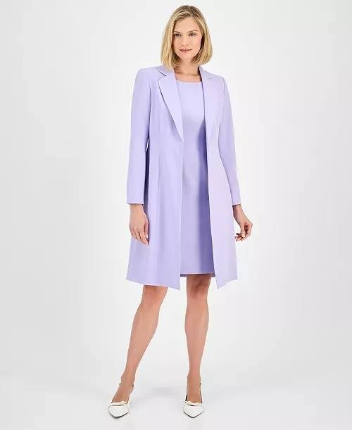 Le Suit Elongated Blazer Dress Suit Set – Size 16 – NWT – $300
