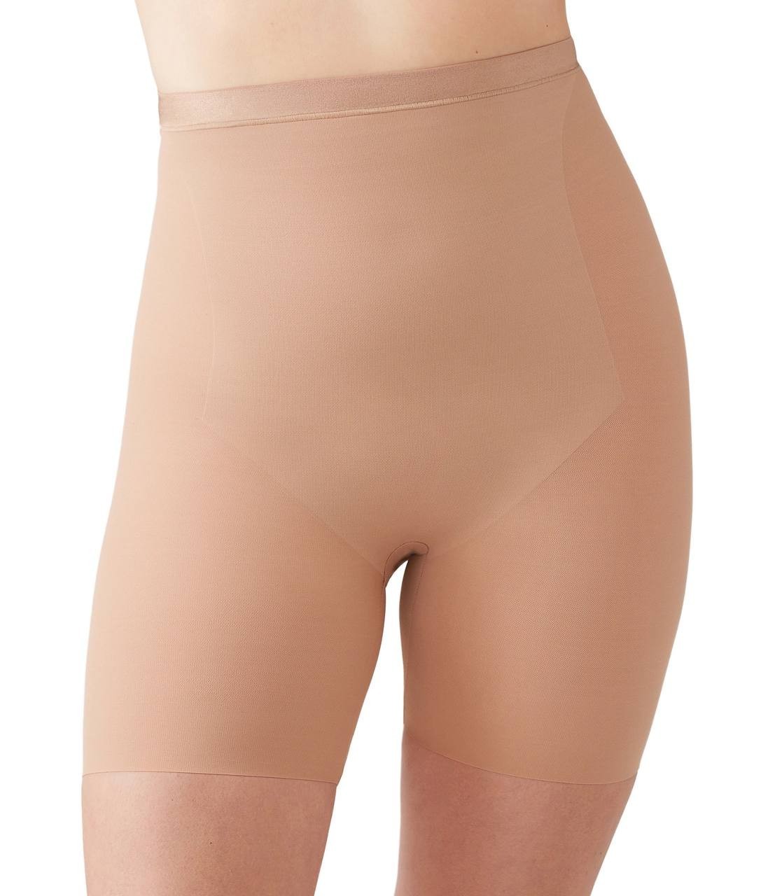 Wacoal Shape Revelation Straight Hi-Waist Thigh Shaper 808487 Beige Size 2XL