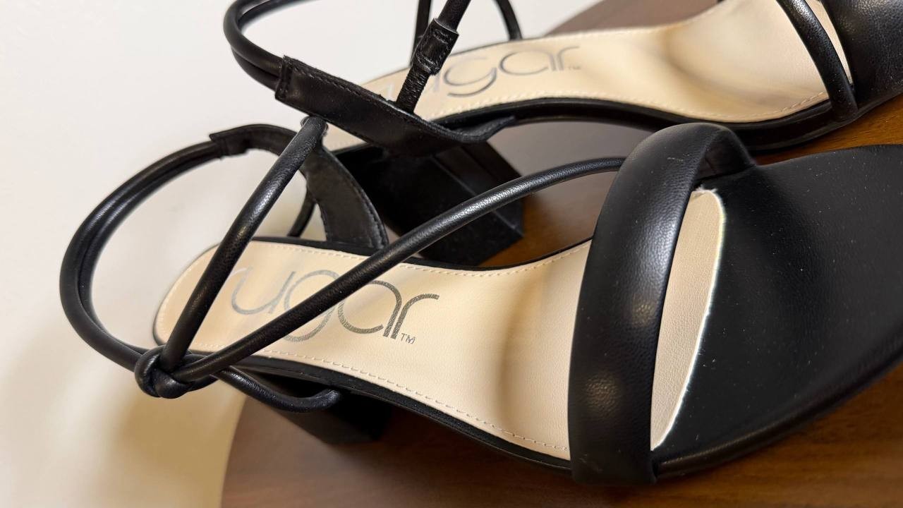 Sugar Black Man‑Made Dress Sandals 9M NIB MSRP $59