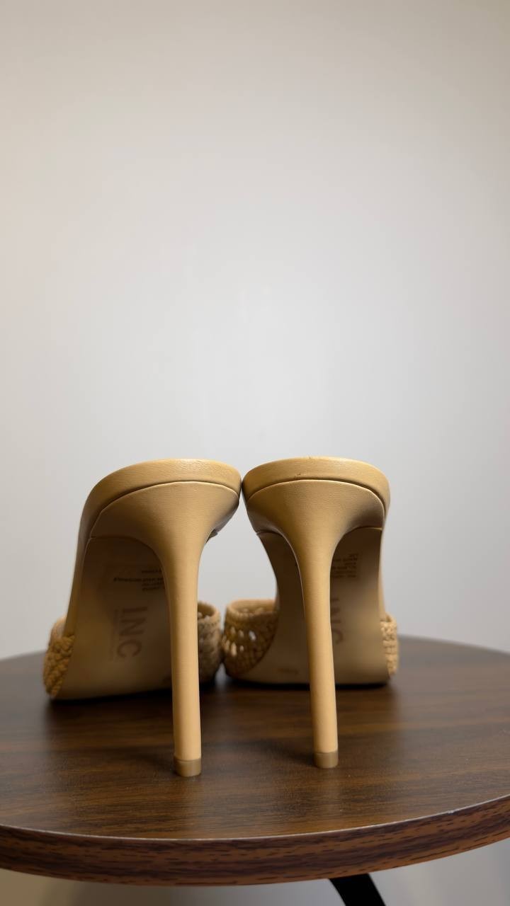 I.N.C. International Concepts Dress Sandals English Walnut 9.5 M New $80.00