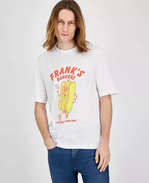 Hugo by Hugo Boss Men’s Nugotacos Graphic T‑Shirt White S $58 NWT