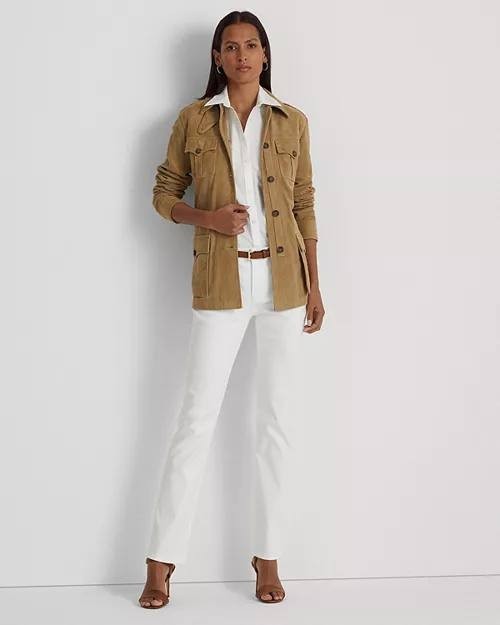 Lauren Ralph Lauren Mid‑Rise Straight Jeans White 6 NWT $125