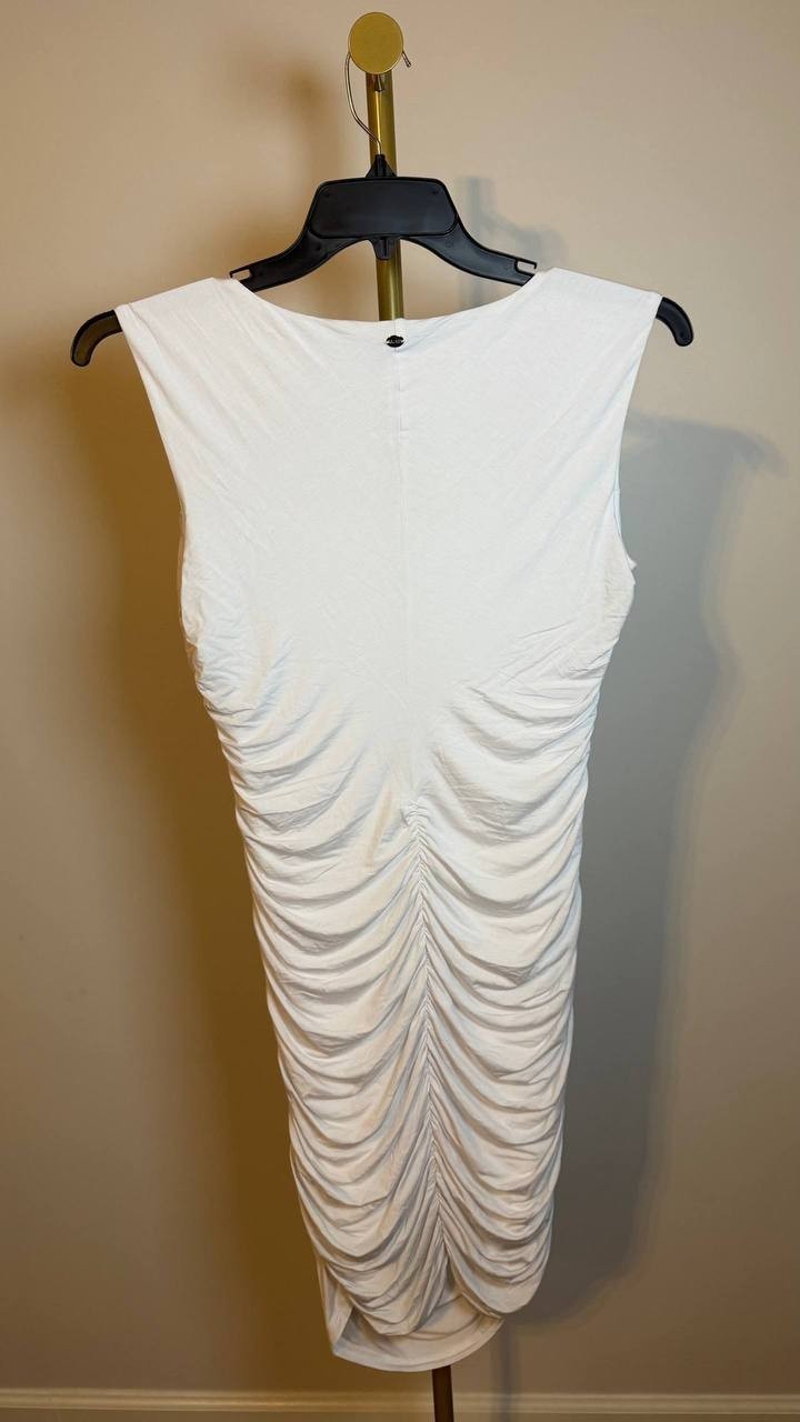 Guess Eco Nathaly Bodycon Mini Dress White L NWOT $108