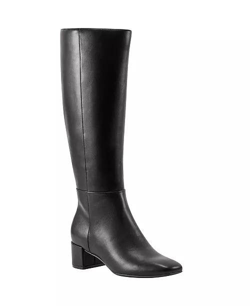 Bandolino  Addyson  Tall  Wide  Calf  Boots  Black  8.5  M  New  in  Box  $139