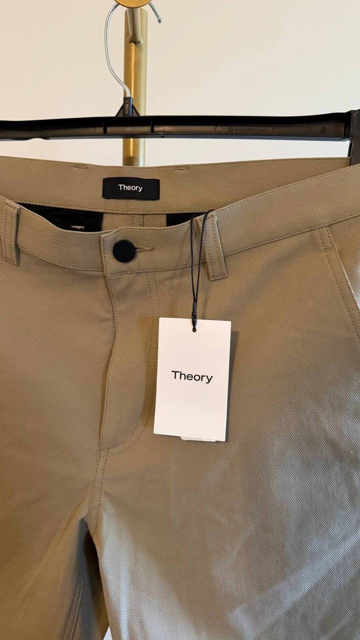 Theory Men’s Standard Twill Shorts Bark Brown 31 $185 NWT