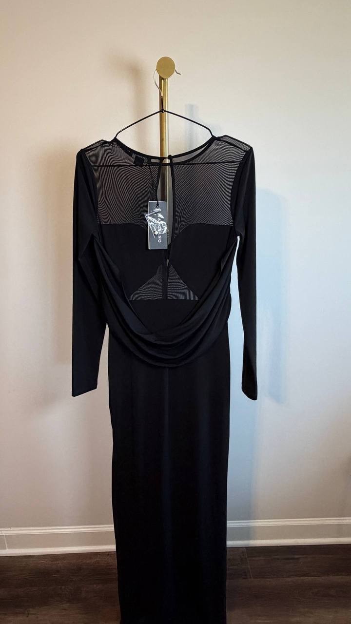 Marciano by Guess Eco Audrina Maxi Dress Black Size 6 NWT $280