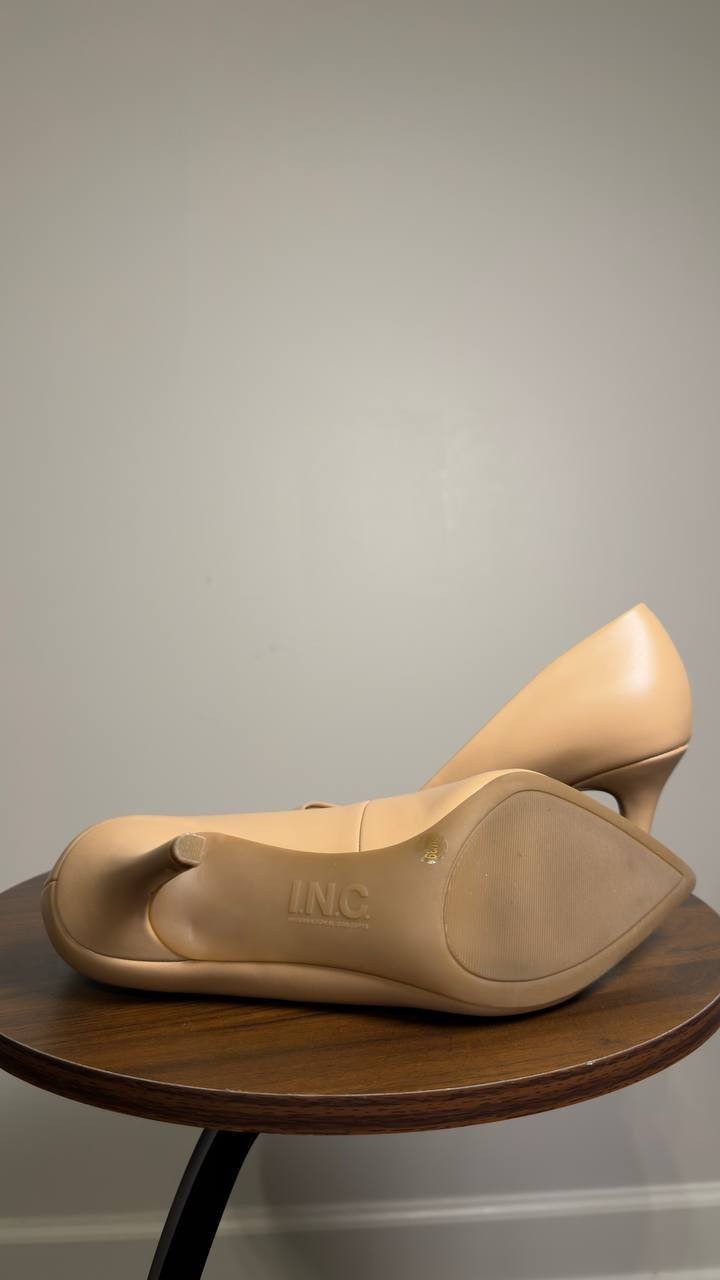 I.N.C.  International  Concepts  Pointed  Toe  Pumps  Dark  Almond  8M  New  $80