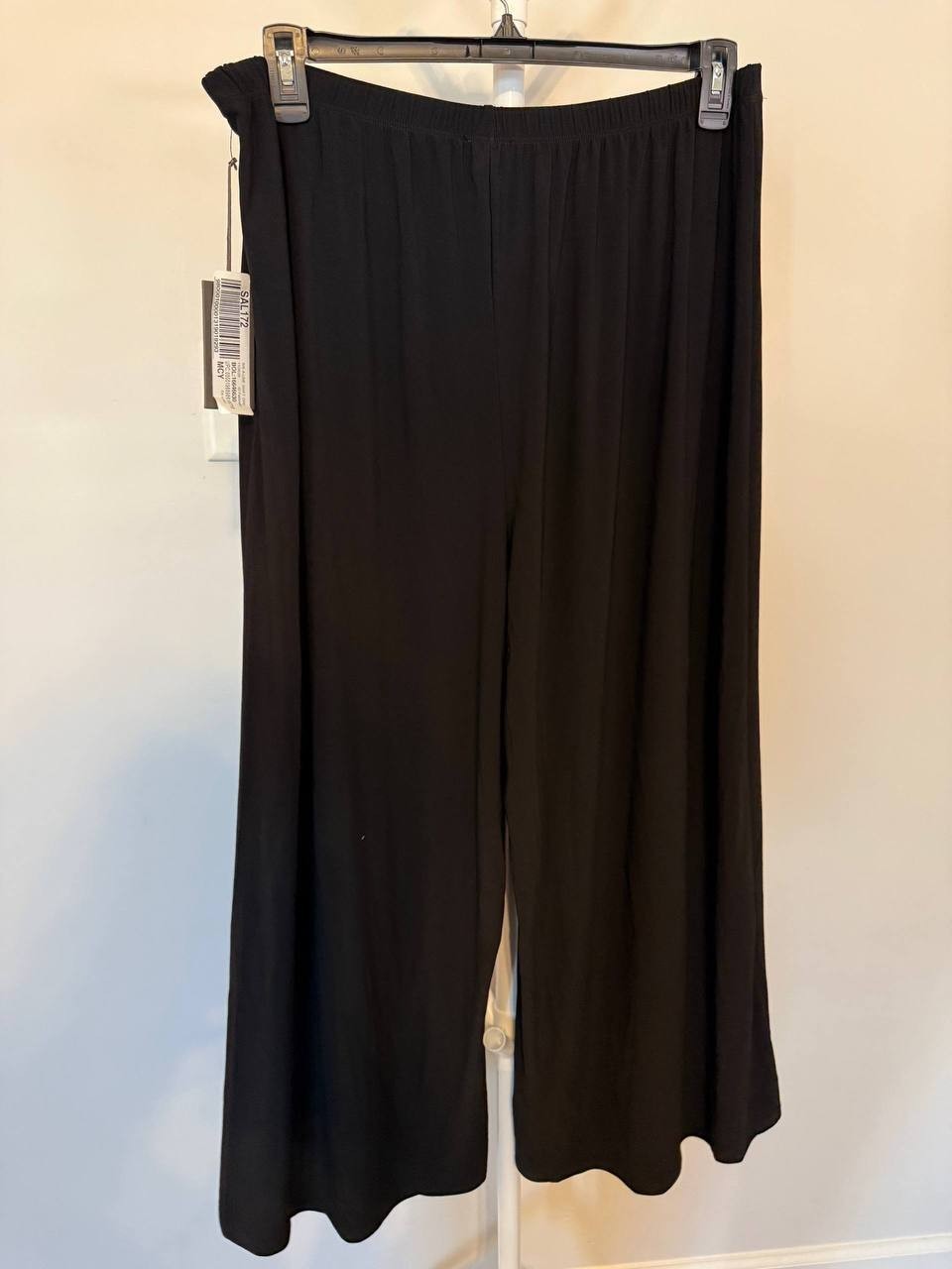Vince Camuto Plus Size Pull‑On Wide‑Leg Pants – Size 1X – NWT – Black – $89