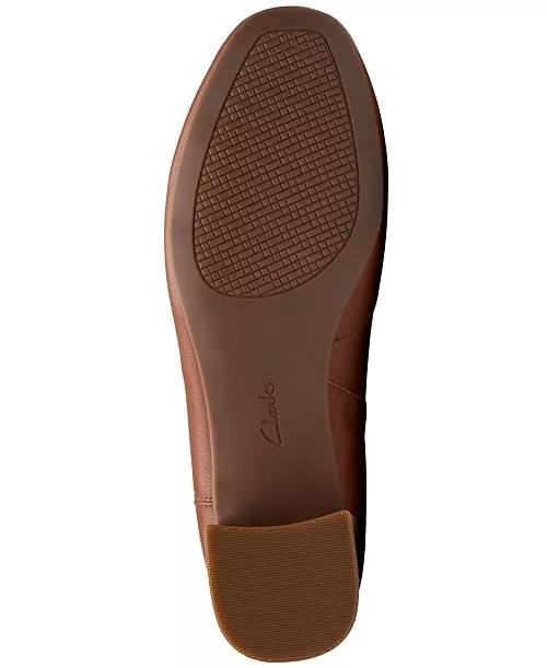 Clarks  Booties  Dark  Tan  9M  New  $130